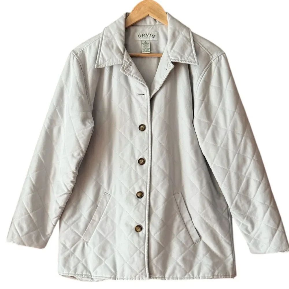ORVIS Diamond Quilted Chore Barn Coat Jacket